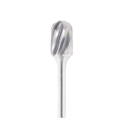 সি আকৃতির অ্যালুমিনিয়াম কাট কার্বাইড বার 12mm*25mm, 6mm শ্যাঙ্ক ব্যাস সহ। বল নোজড সিলিন্ডার কার্বাইড বার