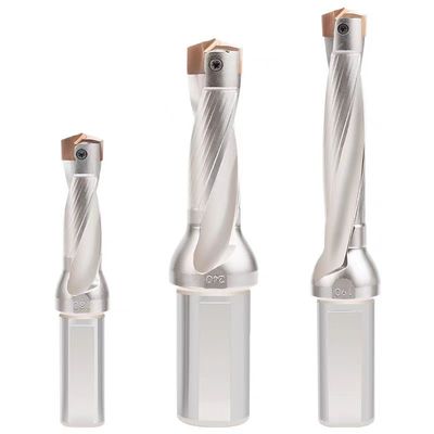 ভালো দাম 3 ডি সূচকযুক্ত টংস্টেন কার্বাইড বিটস সিএনসি গভীর গর্ত ড্রিলিং স্টিল স্পিরাল ফ্লুট অনলাইনে