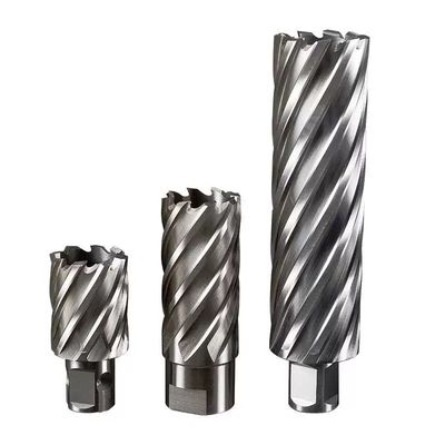 ভালো দাম OEM 100 মিমি এইচএসএস আনাউলার কাটার 19.05 মিমি শ্যাঙ্ক গভীর গর্তের জন্য চৌম্বকীয় ড্রিল কাটার অনলাইনে