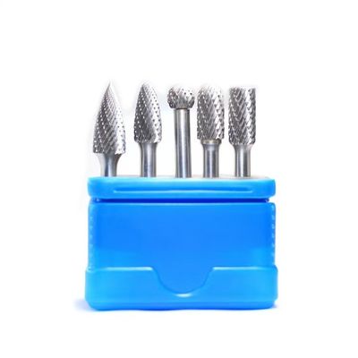 ভালো দাম 5pcs কার্বাইড Burr সেট স্ট্যান্ডার্ড ডাবল কাট Burr টংস্টেন কার্বাইড 1/4 শ্যাঙ্ক ব্যাসার্ধ অনলাইনে