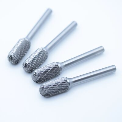 গুণ এসসি-5 1/2 "কাট ডায়া সিলিন্ড্রিকাল ব্যাসার্ধ শেষ Burr ডাবল কাটা 1/4' 'শ্যাঙ্ক ঘূর্ণন Burrs ANSI স্ট্যান্ডার্ড কারখানা